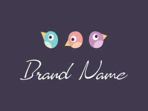 Logo Mit Drei Kleinen Vögeln