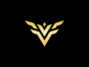 Elegante Logo Con Lettera V