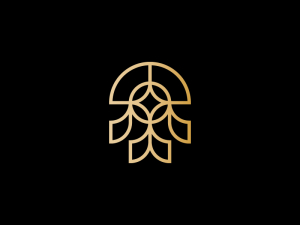 Abstraktes Quallen-stern-logo