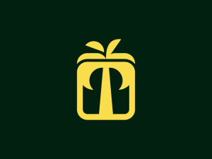 Elegant Geometric Palm Mark Logo