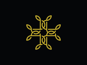 Abstraktes Medizinisches Blumenlogo