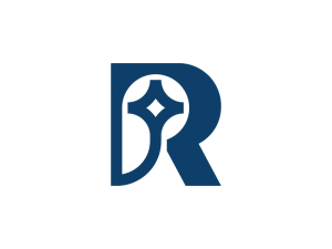 Buchstabe R Stern-logo