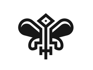Logotipo De La Mariposa Clave