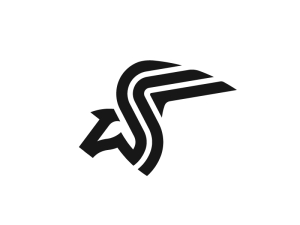 Modernes Pegasus-logo