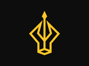 Elegantes Logo Mit Dem Buchstaben Y Und Dem Dreizack