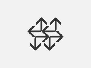 Dynamisches Pfeillogo