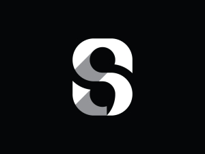 شعار حرف S الفاصلة المنقوطة