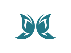 Schönes Schmetterlings-schönheitsfleck-logo