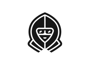 Modernes Brillen-hoodie-logo