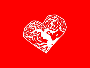 Logotipo Del árbol Del Amor