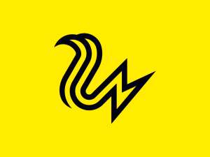 Lightning Eagle Power Mark Logo
