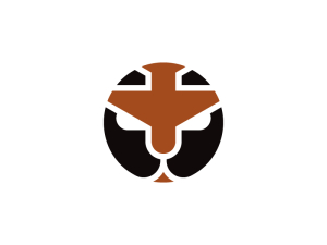 Flugzeug-logo Mit Löwenzeichen