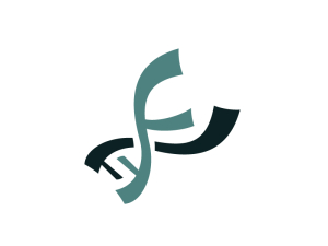 Logo Adn De La Lettre F 