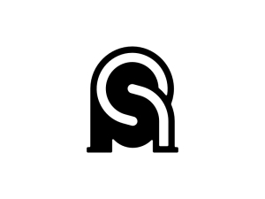 Lettera R Iniziale Sr Lettermark Logo