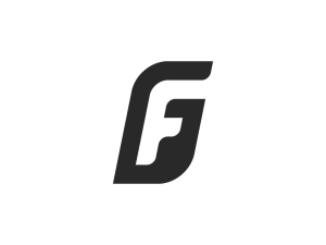 شعار حرف Gf أو Fg