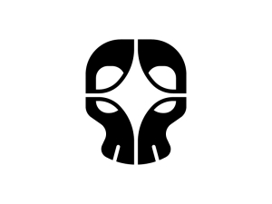 Logotipo De La Calavera De La Estrella Del Norte