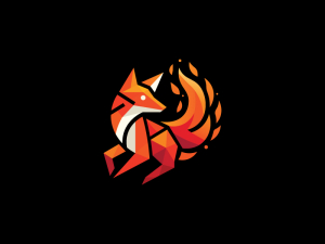 Fire Fox – Buntes Logo