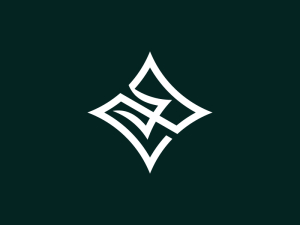 Minimalistisches Stern-dreizack-logo