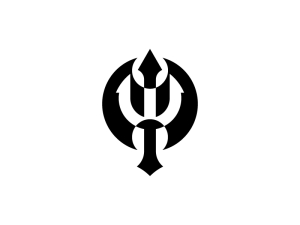  Luxus-trident-axt-markenlogo