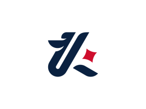 Stern-pelikan-logo Mit Buchstabe K