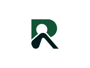 シンプルなゴルフrレターマークロゴ