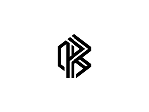 Buchstabe Qb Oder Pb Logo