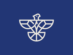 Modern Line Diamond Eagle Logo