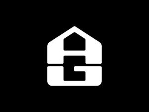 شعار Letterag Ga Home Rooftop Monogram
