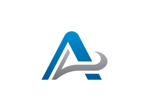 Logo Mit Geschwungenem Buchstaben A