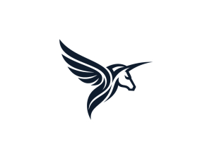 Logo D'identité Majestic Horse And Bird