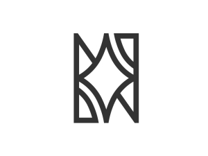 Logo Mit Dem Buchstaben N Und Dem Stern