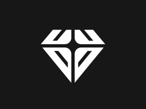 Logotipo De Estrella Y Diamante