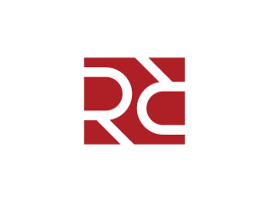 شعار مربع متناظر بحرف Rr