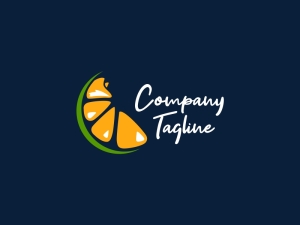 Orangefarbenes Fuchs-Logo