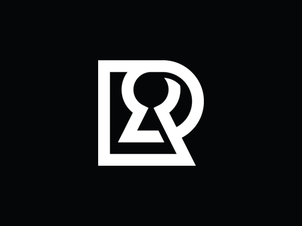 Schlüsselloch-logo Mit Dem Buchstaben R