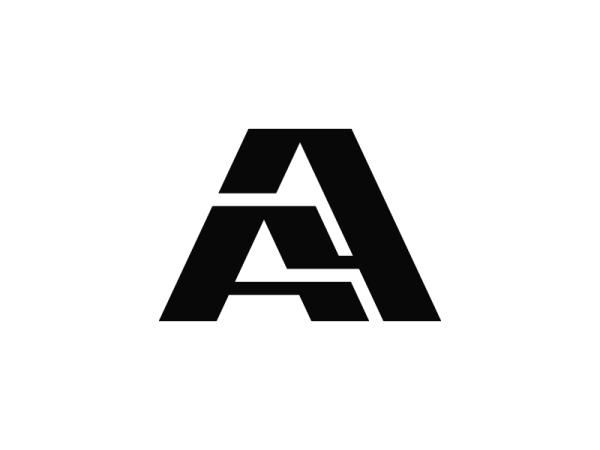 Elegantes Aa-buchstaben-marken-logo