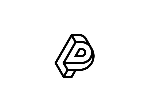 Logo De Lettre Ld Ou Dl Impossible