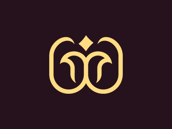 Schönes Monoline-tulpen-w-buchstaben-logo
