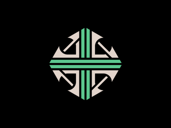 Logotipo De Marca De Letra A Médica De Lujo