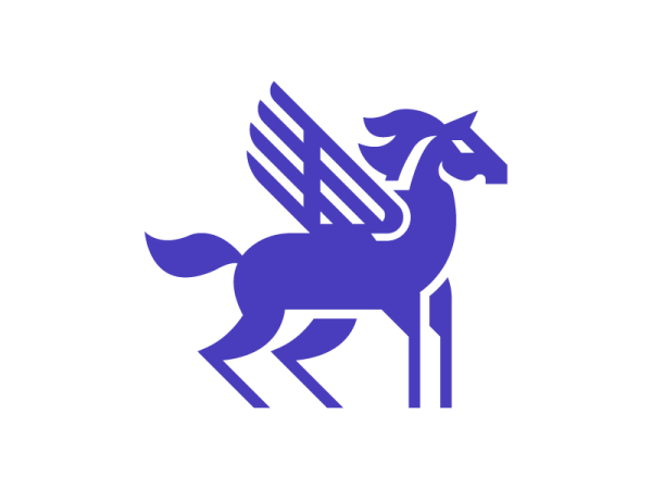 Prime Pegasus Modernes Logo