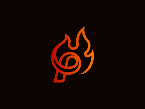 Logo Mit Dem Buchstaben P Von Natural Fire
