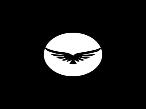فالفيون - شعار رمز الطائر البسيط
