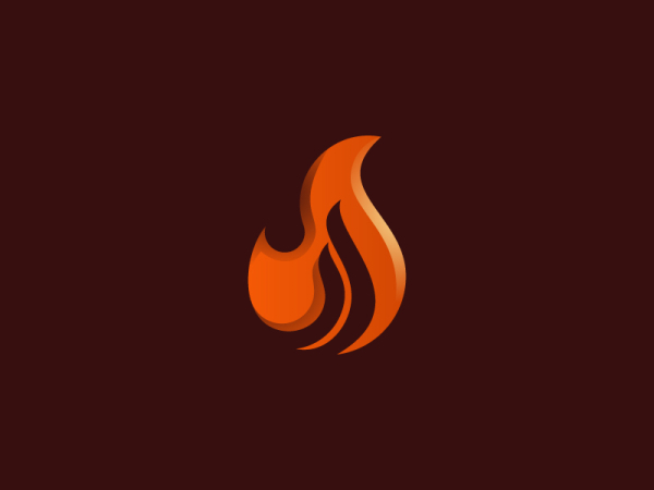 Elegantes Fire Phoenix Markenlogo