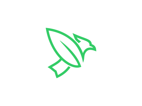 Logo Mit Dem Buchstaben G (blattvogel)
