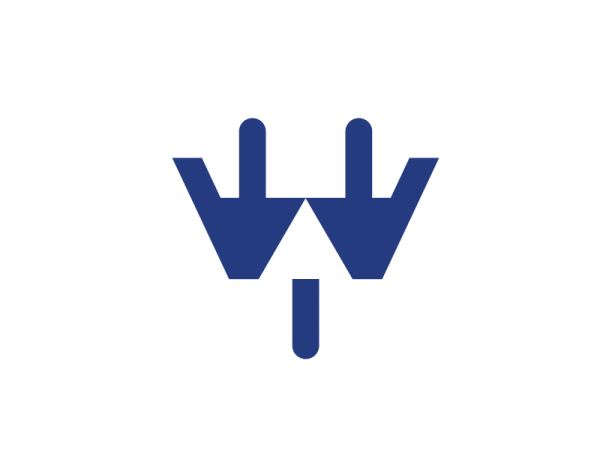 Logo Für Ladestecker Mit Buchstabe W