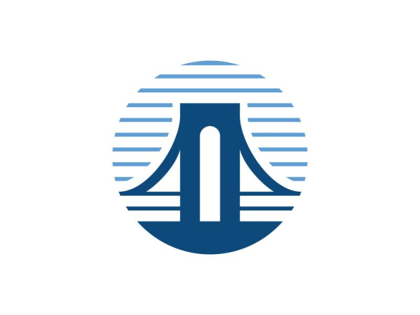 Modernes Brückenlogo