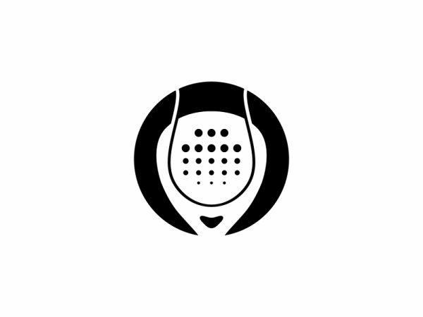Padel-schlägerball-logo