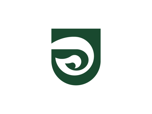 Logo Mit Organischem Blattbuchstaben J