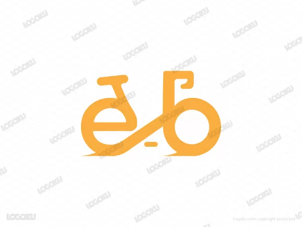Logo Sepeda Huruf Eb