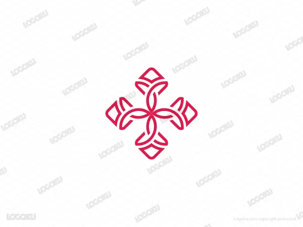 Logo Bunga Geometris